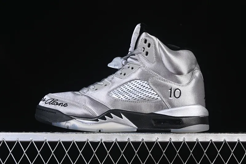 All categories Air Jordan Jordan series basketball shoes Air Jordan 5 P version Air Jordan 5 Retro "Wings" AJ5 Joe 5 silver silk IO2038-001